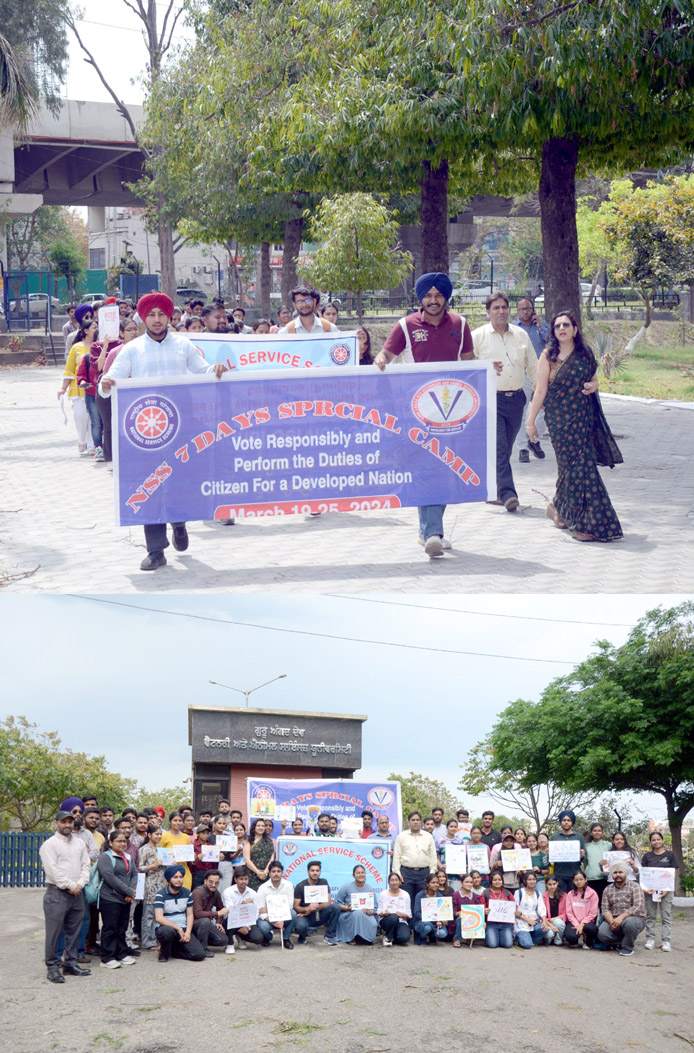 Vet Varsity organizes rally of NSS volunteers for voting awareness